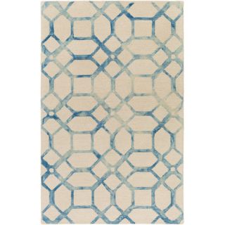 Organic Brittany Hand Tufted Teal/Ivory Area Rug by Artistic Weavers