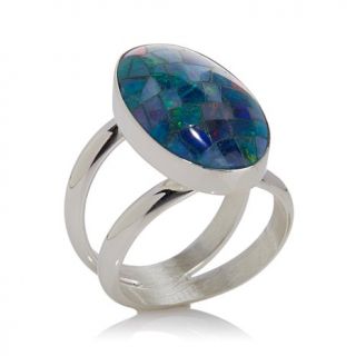 Jay King Iron Mountain Turquoise Sterling Silver Oval Ring   7873771