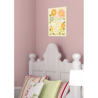 The Kids Room 940 Saturdays Floral Wall Plaque by Stupell Industries