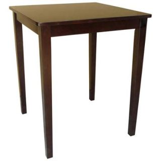 Rich Mocha Shaker style Square Counter Height Table