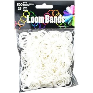 Loom Bands Value Pack 525/Pkg White   Home   Crafts & Hobbies   Kids