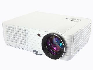 HD Support 1080P 720P 2000 lumens LED LCD Projector Home Theatre 2xHDMI 2xUSB VGA ATV SD S Video PS3 Wii (RD 803) White