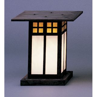 Glasgow 1 Light Column Post Lantern by Arroyo Craftsman