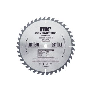 CMT 12 in 40 Tooth Continuous Carbide Circular Saw Blade