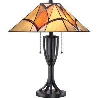 Tiffany 2 light Sunrise Valiant Bronze Table Lamp   16608827
