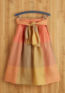 Vintage Navigating the Grounds Skirt  Mod Retro Vintage Vintage Clothes