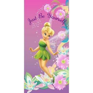 Disney Tinkerbell Pretty Girl Beach Towel, Pink