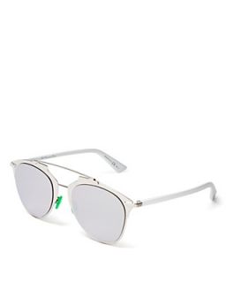 Dior Reflected Mirrored Aviator Sunglasses, 52mm