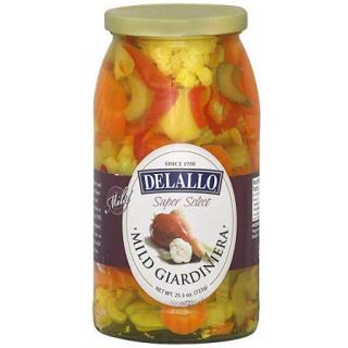 Delallo Mild Giardiniera, 25.5 oz (Pack of 6)