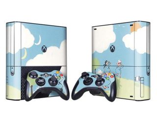 For Microsoft Xbox 360 E Skins Console Stickers Personalized Games Decals Wiht Controller Protector Covers   BOX1330 238