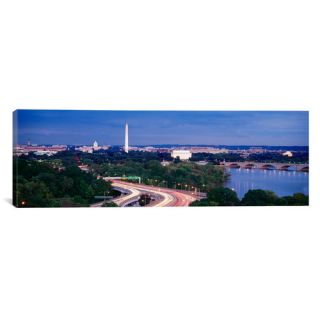 Panoramic High Angle View of a Cityscape, Washington DC Photographic