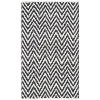Alison Hand Woven Black / Ivory Area Rug by Andover Mills