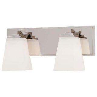 Minka Lavery 2 Light Polished Nickel Bath Vanity Light 4542 613