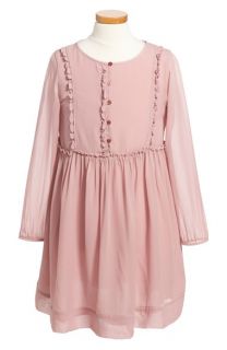 Burberry Sandra Long Sleeve Silk Dress (Little Girls & Big Girls)