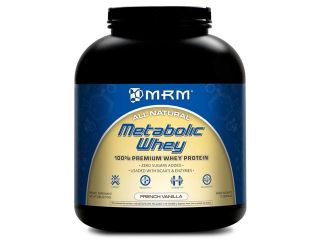 Metabolic Whey  100% Premium Whey Protein  Vanilla   MRM (Metabolic Response Modifiers)   5 lbs   Powder