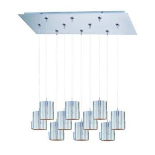 CLI Coit 10 Light Satin Nickel Xenon Pendant CLI MS3017263