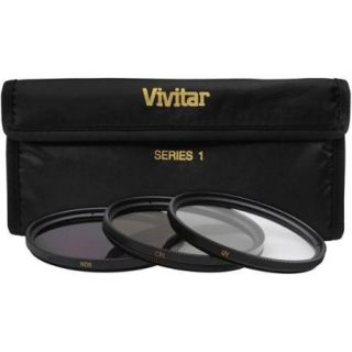 Vivitar 3 Piece Multi Coated HD Filter Set (43mm UV/CPL/ND8)