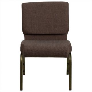 Flash Furniture Hercules Stacking Church Stacking Guest Chair in Brown   FD CH0221 4 GV S0819 GG