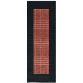 Home Decorators Collection Checkered Field Terracotta 2 ft. 3 in. x 11 ft. 9 in. Rug Runner 2881555860