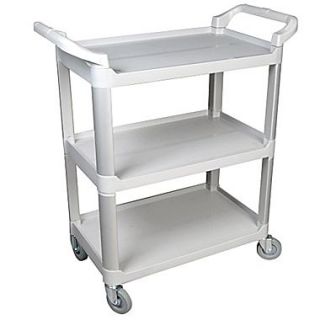 FFR Merchandising 37 Three Shelf Economy Cart, Gray