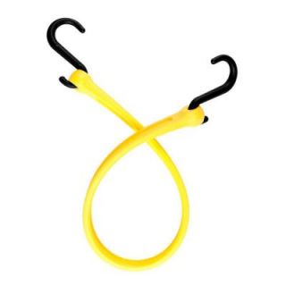 The Perfect Bungee 19 in.EZ Stretch Polyurethane Bungee Strap with Nylon S Hooks (Overall Length 24 in. ) PBNH24Y