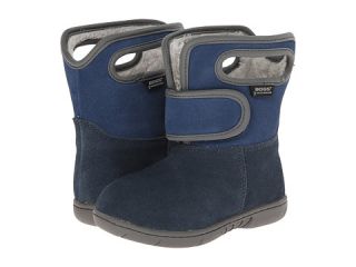 Bogs Kids Baby H&L Boot Suede (Toddler) Navy