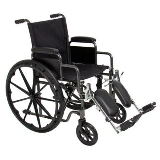 Folding Wheelchair Full Armrests & Elevating Legrests Light Weight