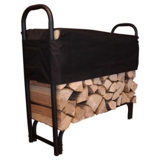 Firewood Rack in a Box Heavy Duty Rack with Cover, 4'
