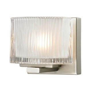 Titan Lighting Palisades 1 Light Brushed Nickel Bath Light TN 31049