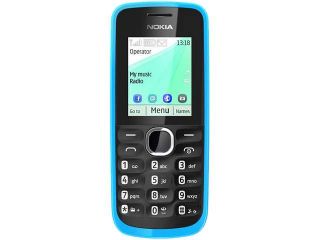Nokia 111 10 MB Blue Unlocked GSM Dual Band Cell Phone 1.8"