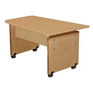 Wood Designs Adjustable Computer Table, Natural (WD41500)