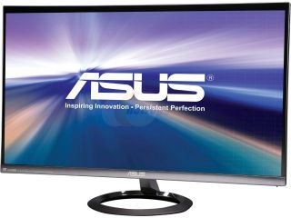 Refurbished ASUS MX27AQ Space Gray + Black 27" 5ms HDMI Widescreen LED Backlight LCD Monitor AH IPS 300 cd/m2 100,000,000:1 Built in Speakers