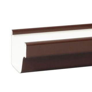 Amerimax Home Products 10 ft. Brown Vinyl K Style Gutter M1573
