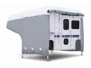 PolyPro III Deluxe Camper Cover in Grey and White (Model 2)