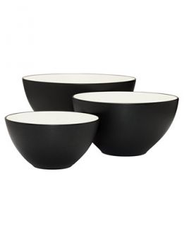Noritake Dinnerware, Set of 3 Colorwave Graphite Bowls