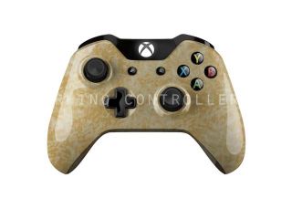 Custom XBOX One controller Wireless Glossy WTP 289 Honey Figured Maple Custom Painted  Without Mods