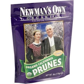 Newman's Own Organics The Second Generation Organic Dried Prunes, 6 oz, 12pk (Pack of 12)