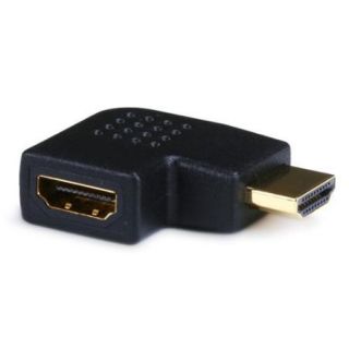 HDMI Right Angle Port Saver Adapter (Male to Female)   270 Degree   Vertical Flat Right