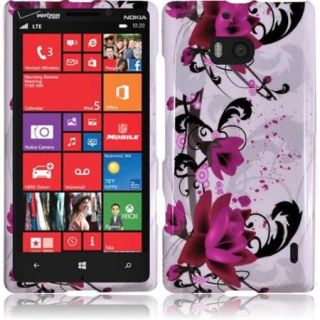 Insten For Nokia Lumia 929 Icon Design Case Purple Lily