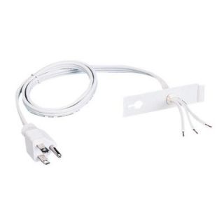 Juno Pro Series 6 ft. Under Cabinet Light Fixture Cord and Plug ULH CP WH