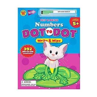 Flip & Match Numbers Dot to Dot Write and Wipe (Spiral)