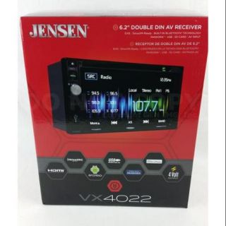 Jensen VX4022 6.2" Double DIN DVD Receiver w&#x5C; Bluetooth (Replaced VX4020)