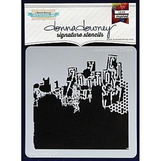 Donna Downey Stencils 8 1/2 x 8 1/2 Signature Stencil, Count Downey