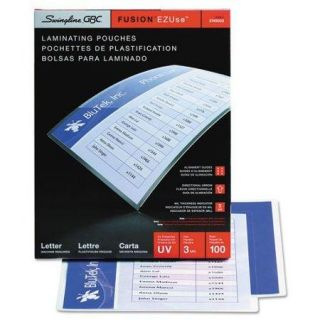 Fusion EZUse Laminating Pouches, Letter Size, 100 per Pack