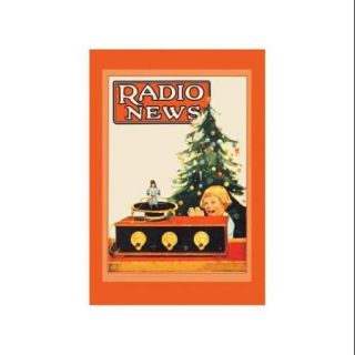 Radio News Christmas Print (Canvas 20x30)
