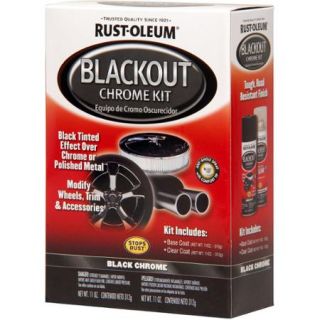 Rust Oleum Blackout Chrome Kit