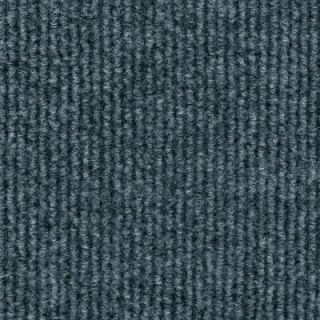 TrafficMASTER Sisteron Sky Grey Wide Wale Texture 18 in. x 18 in. Indoor/Outdoor Carpet Tile (10 Tiles/Case) 7WD9N6610PK