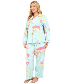 BedHead Plus Size Long Sleeve Classic PJ Set Le Jardin