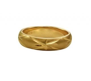 EternaGold 5mm Diamond Cut Silk Fit Band Ring,14K Gold —