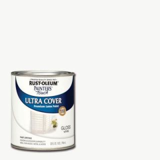 Rust Oleum Painter's Touch 32 oz. Ultra Cover Gloss White General Purpose Paint 1992502